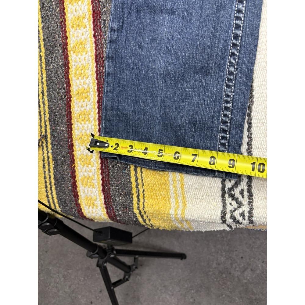 Cowgirl Tuff Jeans Blue Denim Size 29 X 36 Bootcut Medium Wash Distressed - Picture 4 of 10